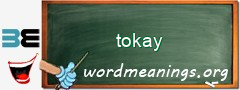 WordMeaning blackboard for tokay